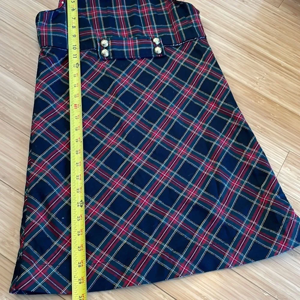 The Children’s Girl’s Place Plaid Sleeveless Dress (Size: Kids 14)